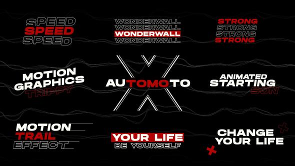 Typography Titles 2.0 | After Effects Titles template preview