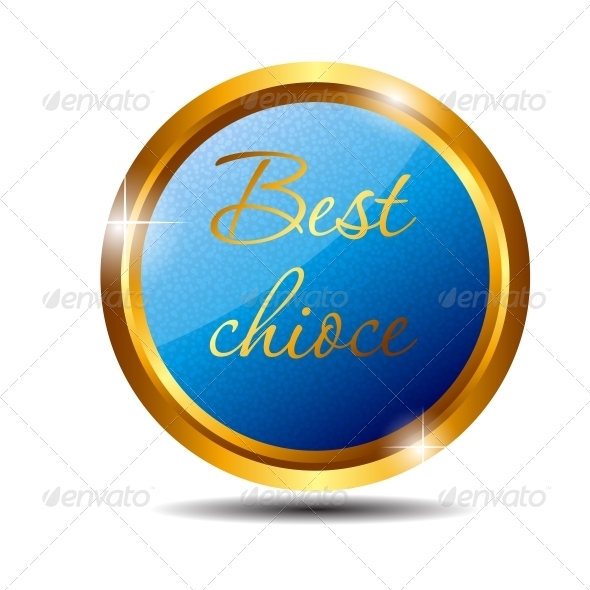 Vector Best Choice Label - Retail Commercial / Shopping