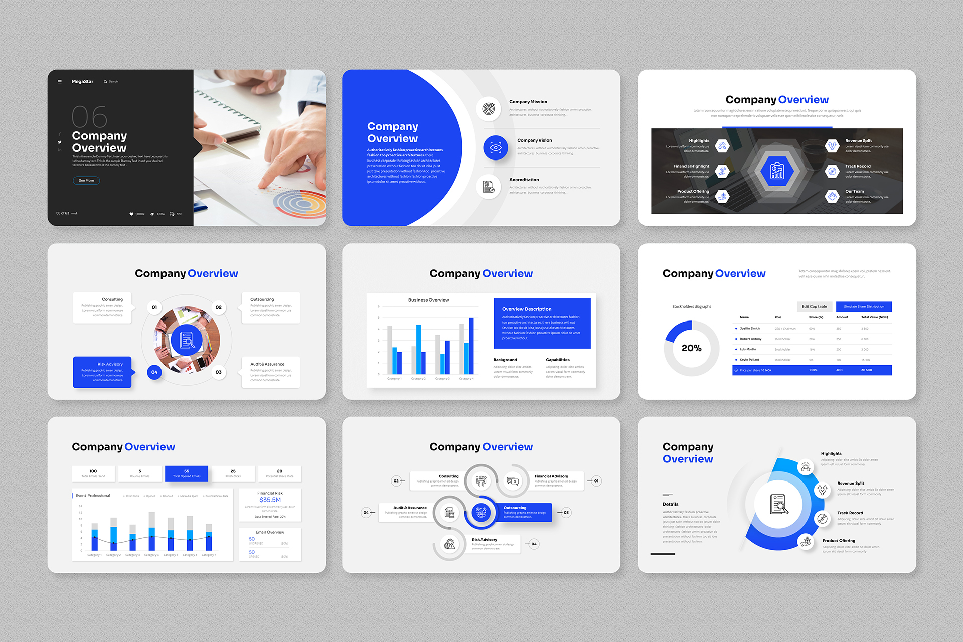 Multipurpose Business-Deck PowerPoint Presentation Template ...