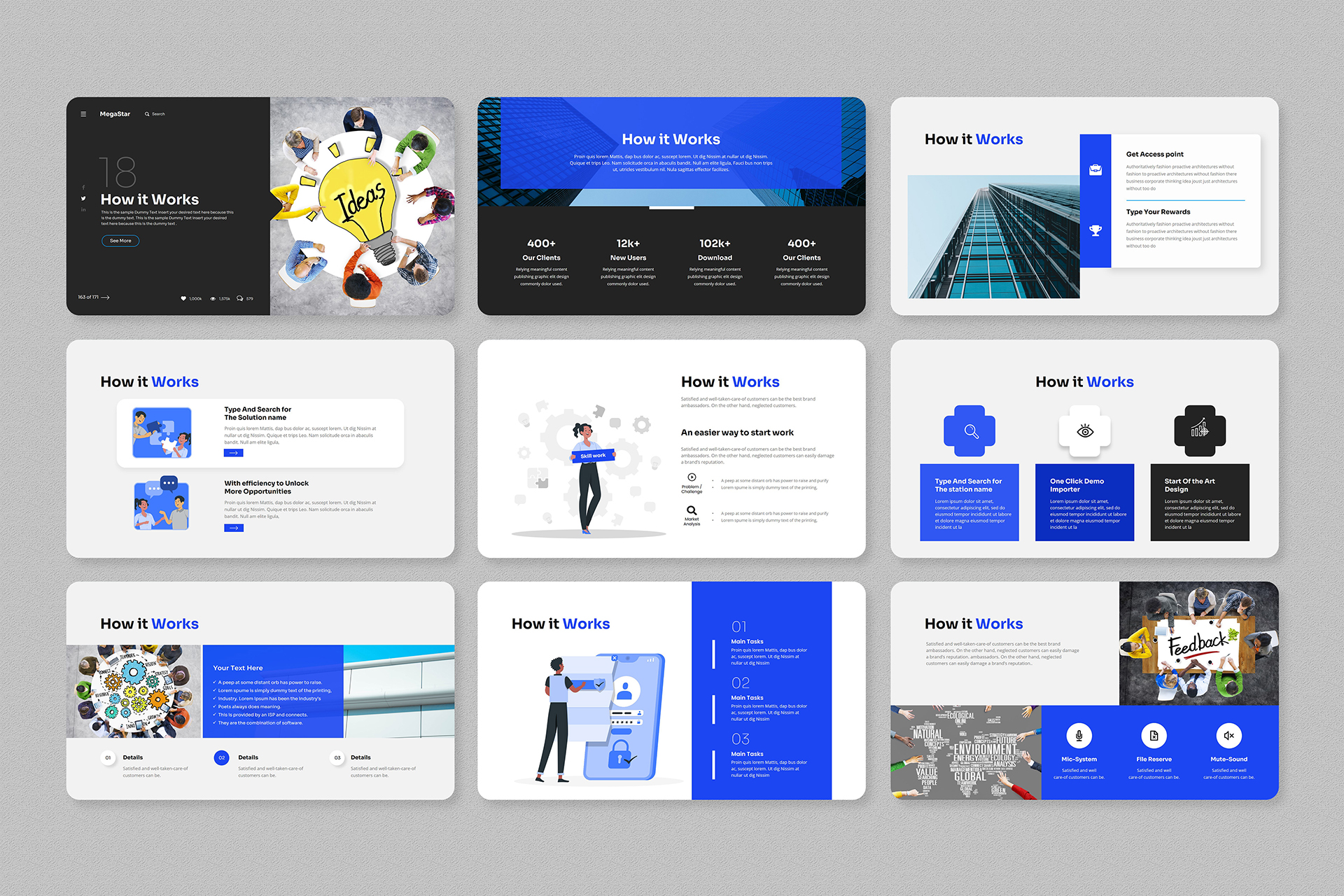 Multipurpose Business-Deck PowerPoint Presentation Template ...