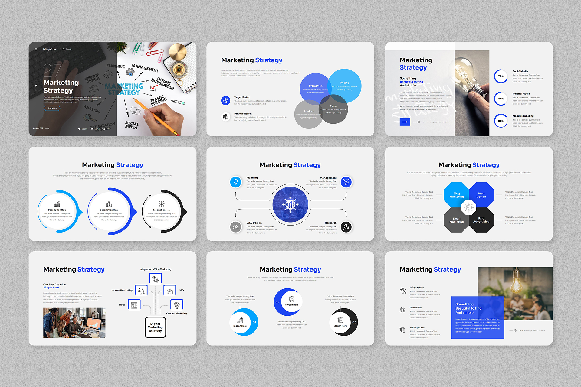 Multipurpose Business-Deck PowerPoint Presentation Template ...