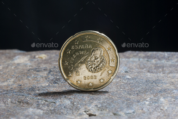 Twenty euro cents, Spain 2002.