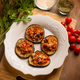oven grated eggplants with fresh tomatoes and cheese - PhotoDune Item for Sale