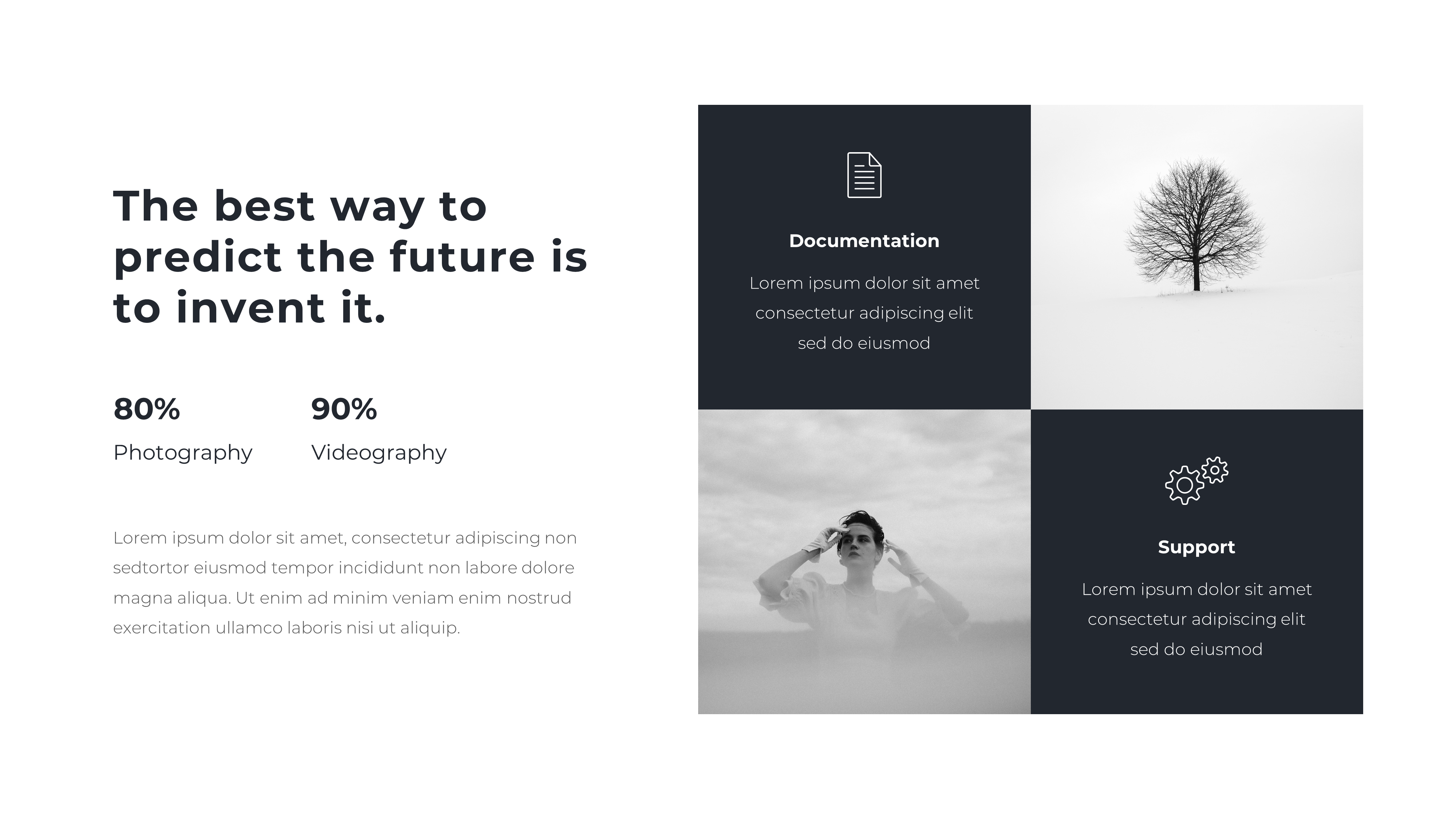 Simple Minimal Google Slide Template by Biwarastudio GraphicRiver