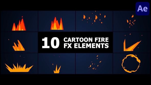 Cartoon Fire | After Effects