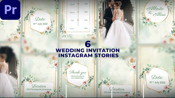 Wedding Invitation Instagram Stories