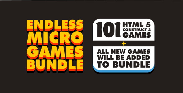 [DOWNLOAD]Endless Micro Games Bundle | HTML 5 | CONSTRUCT 3