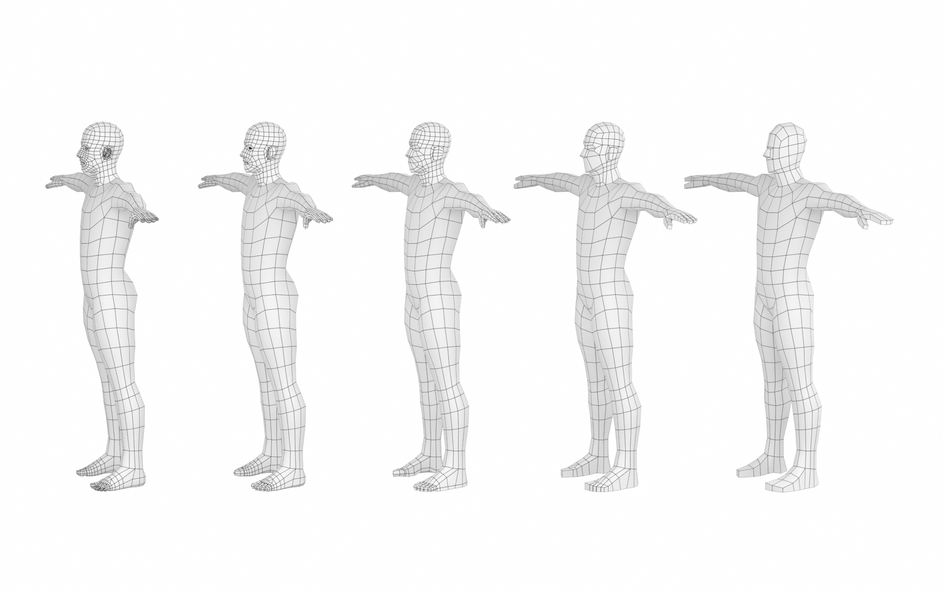 HUMAN---Male---T Pose 3D Model $15 - .3ds .fbx .max .obj - Free3D