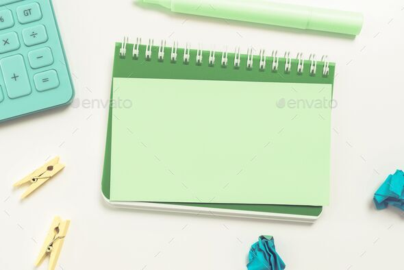 Office Stationery Notepads Ruler Stapler Scissors Paper Clips Holders ...