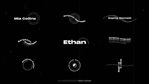 Elegant Lower Thirds & Titles _AE Elements template preview