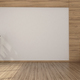White living room with stair and wood paneling - PhotoDune Item for Sale