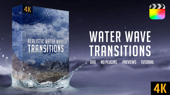 Water Wave Transitions for Final Cut Pro