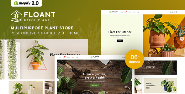 Floant – MultiPurpose Plant Store Shopify 2.0 Theme