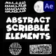 Brush Abstract Scribble Elements | After Effects