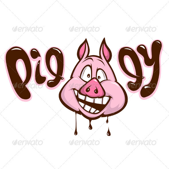Funny Piggy - Animals Characters
