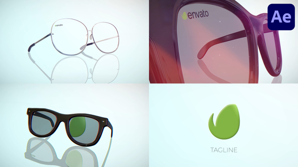 Eyeglasses Logo for After Effects