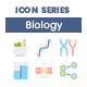 85 Biology Icons | Navy Series