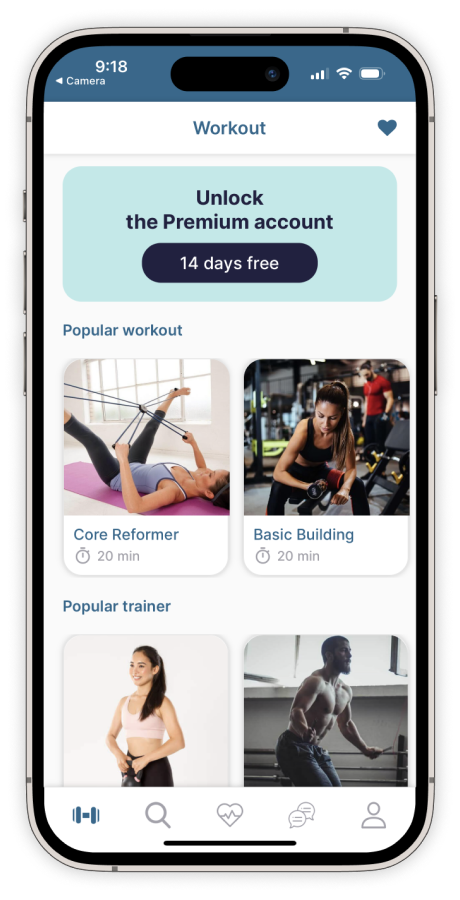 React Native Fitness Workout App Template in React Native | Multi ...