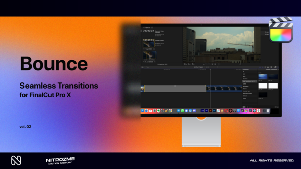 Bounce Transitions Vol. 02 for Final Cut Pro X