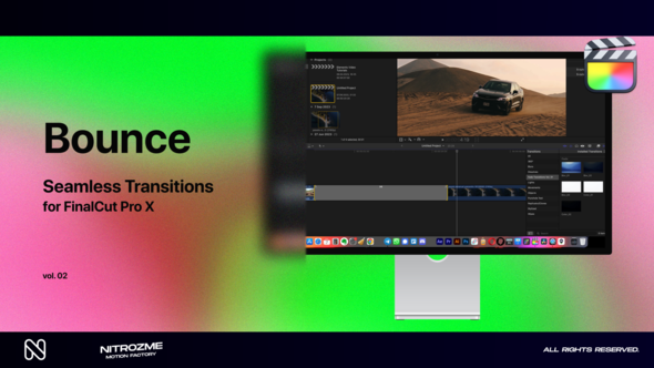 Bounce Transitions Vol. 03 for Final Cut Pro X