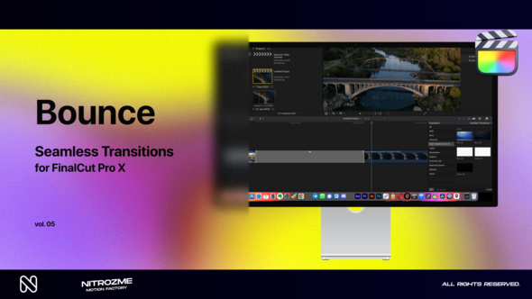 Bounce Transitions Vol. 05 for Final Cut Pro X