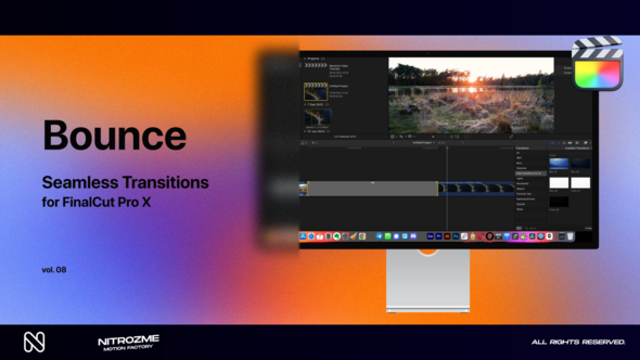 Bounce Transitions Vol. 08 for Final Cut Pro X