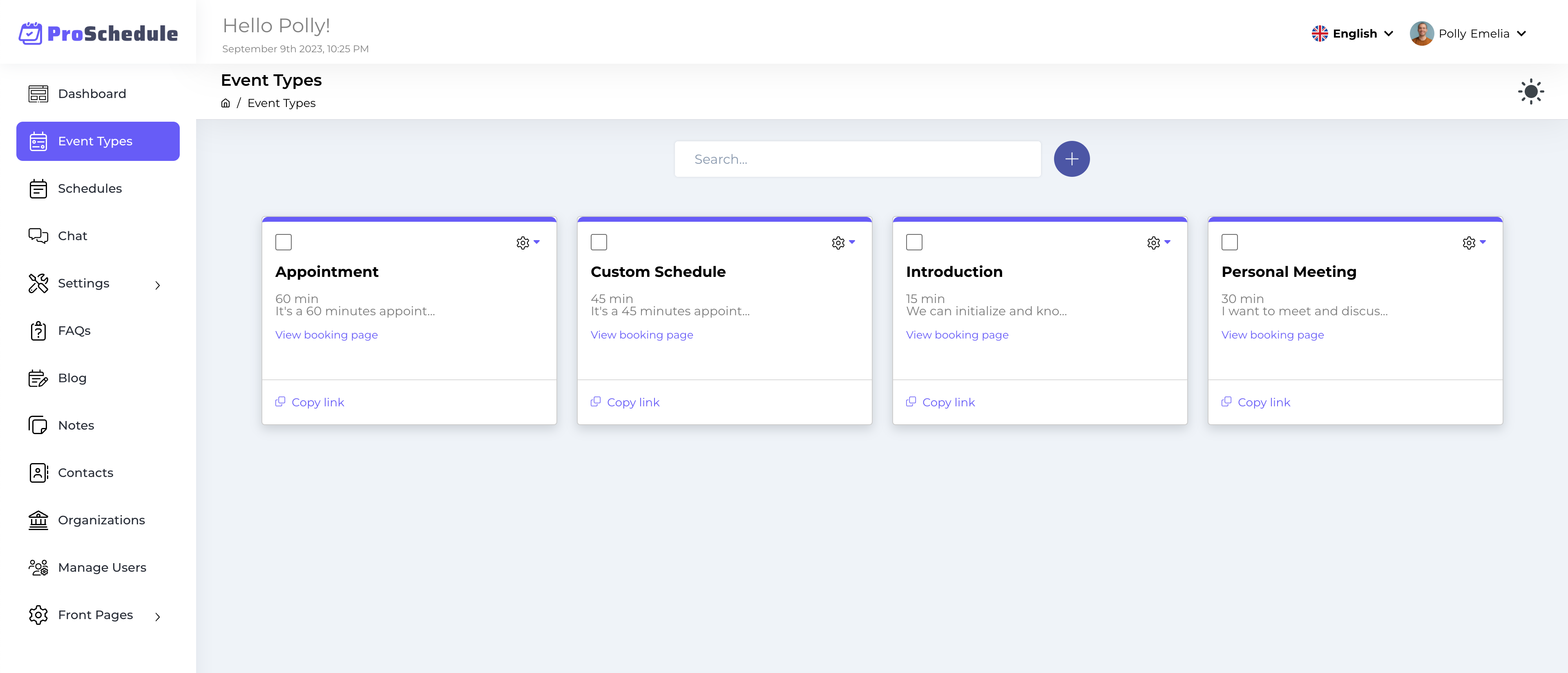 ProSchedule - Online Appointment System by W3BD | CodeCanyon