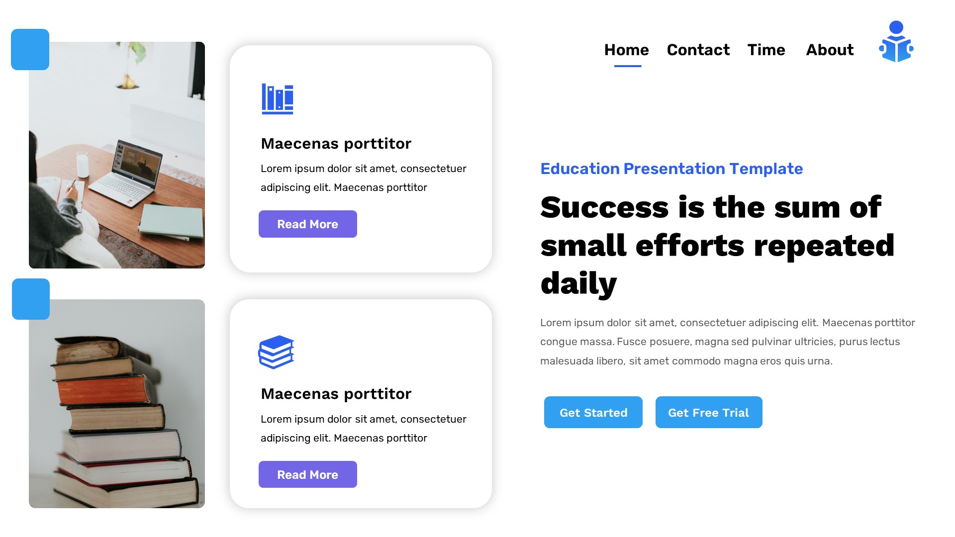 Mboco - Education and Learning Powerpoint Template, Presentation Templates