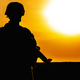 Soldier at sunset - PhotoDune Item for Sale