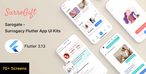 [DOWNLOAD]Sarogate - Surrogacy Flutter App UI Kit