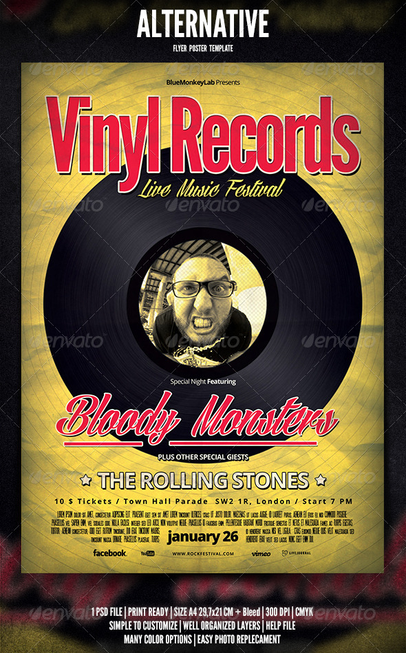 Alternative Flyer / Poster 3 - Events Flyers