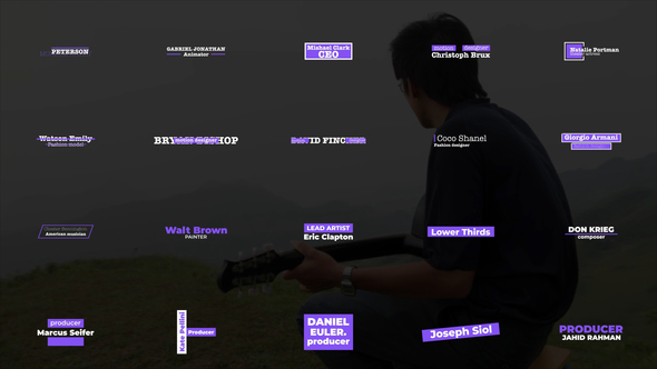 Lower Thirds | AE Elements template preview