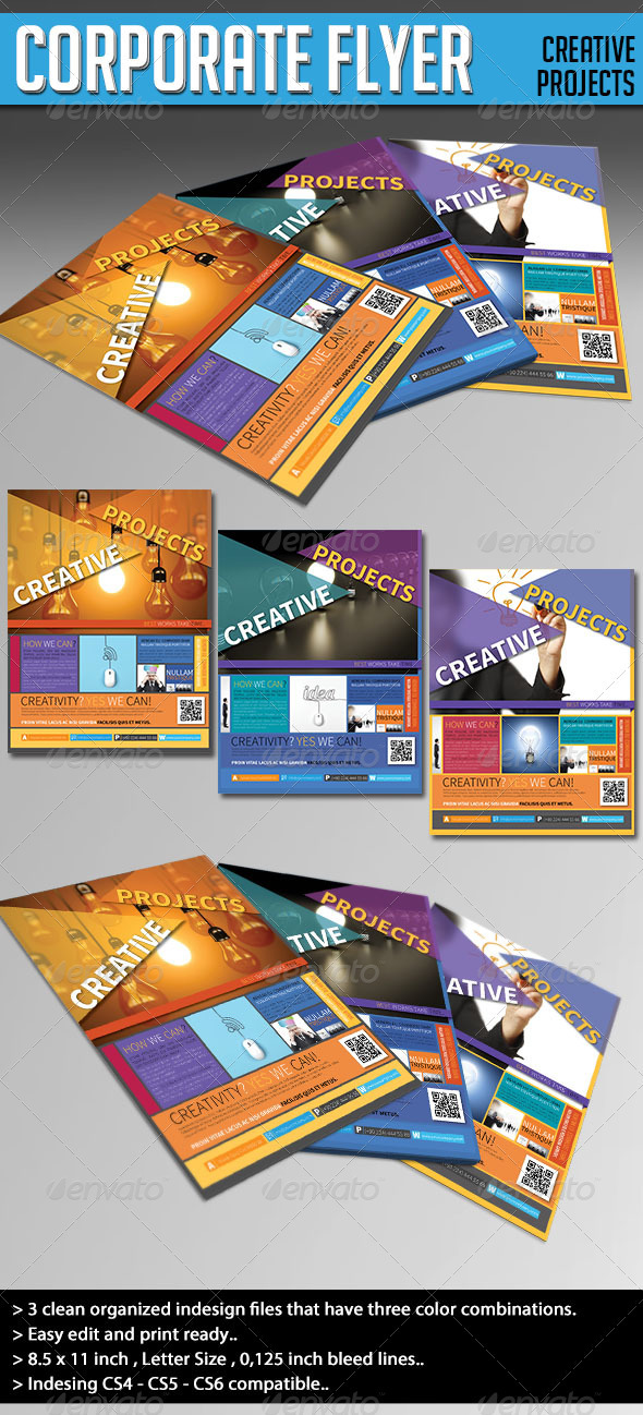 Corporate Flyer - (Creative Projects) - Corporate Flyers
