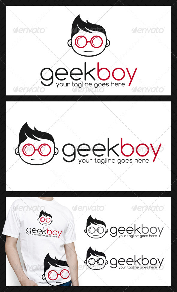 Geek Logo Template - Humans Logo Templates