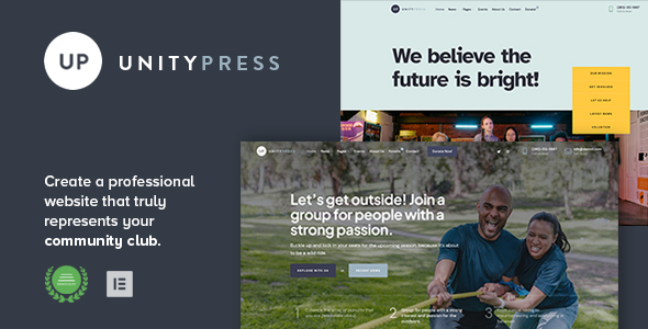 UnityPress – Community Club WordPress Theme