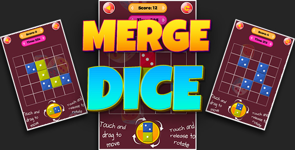Merge Dice - Cross Platform Puzzle Game