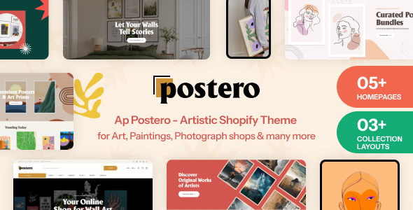 Ap Postero – Art & Paintings Shop Shopify Theme