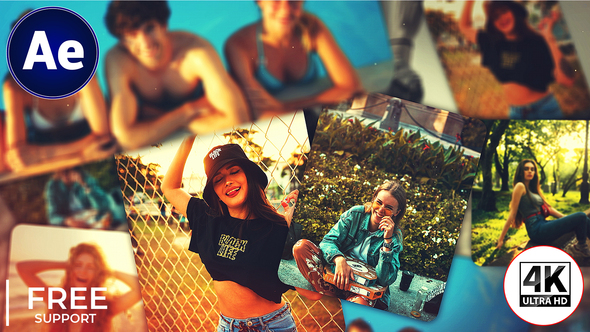 Memories Photoslideshow Video Displays template preview