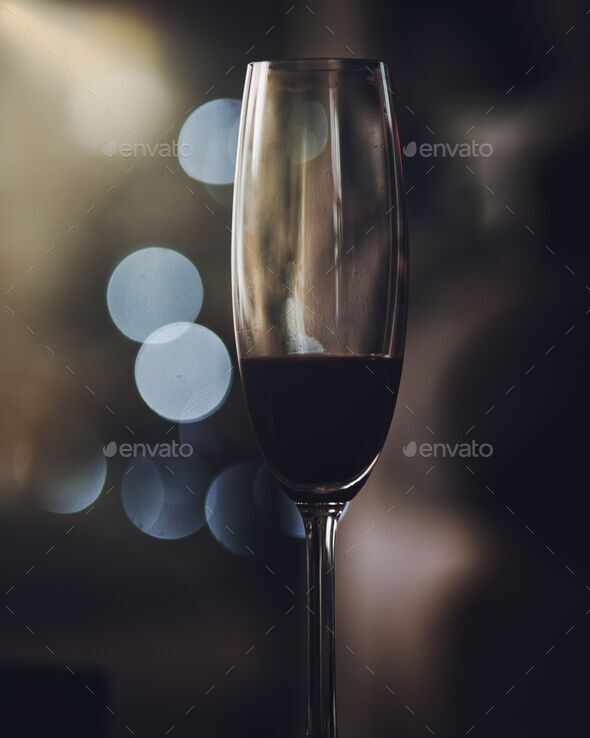 wine glass bokeh photography