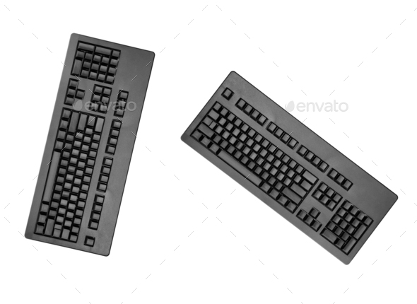 black keyboards
