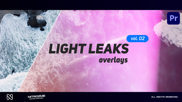 Light Leaks Overlays Vol. 02 for Premiere Pro