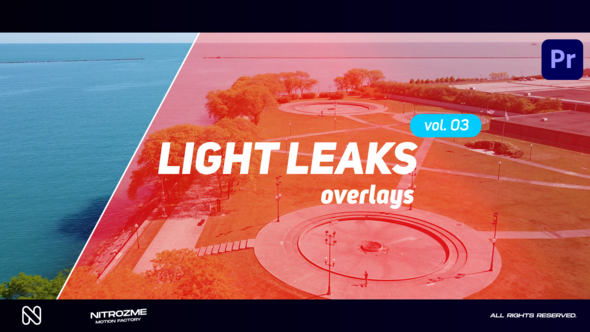 Light Leaks Overlays Vol. 03 for Premiere Pro
