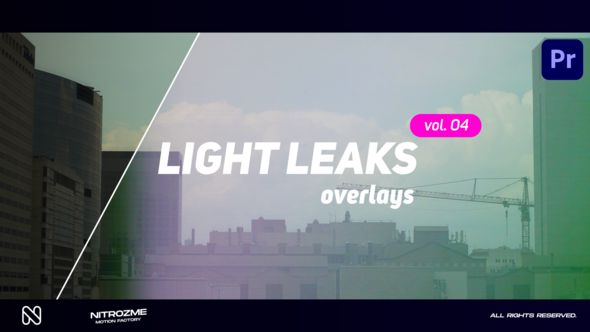 Light Leaks Overlays Vol. 04 for Premiere Pro
