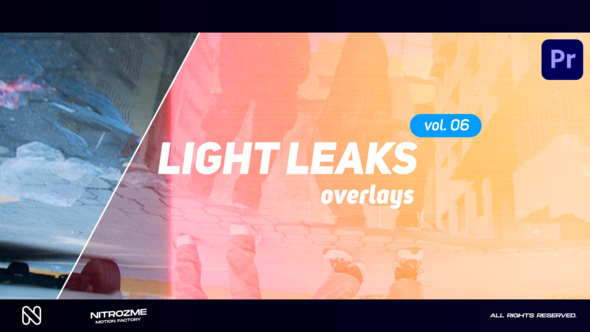 Light Leaks Overlays Vol. 06 for Premiere Pro