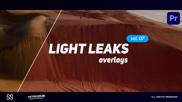 Light Leaks Overlays Vol. 07 for Premiere Pro
