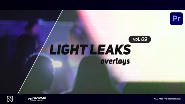 Light Leaks Overlays Vol. 09 for Premiere Pro