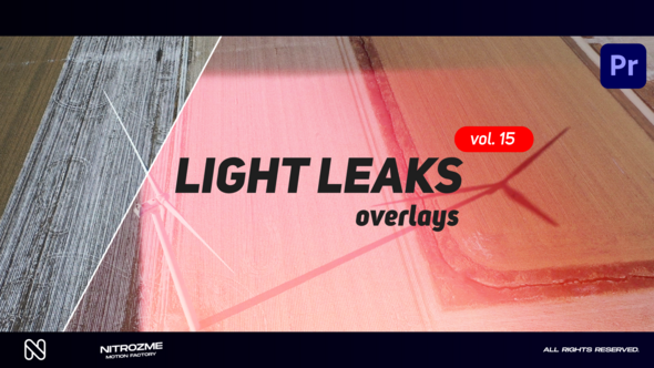 Light Leaks Overlays Vol. 15 for Premiere Pro