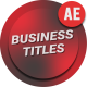 Business Titles Pack