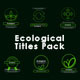 Ecological Titles - VideoHive Item for Sale