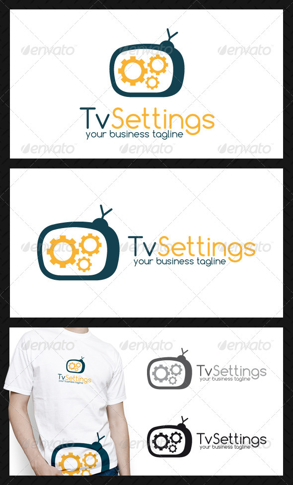 Tv Repair Logo Template - Objects Logo Templates